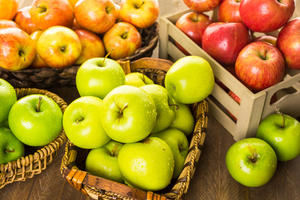 Différentes variétés de pommes
