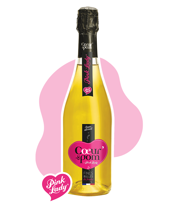 Fines bulles de pommes Pink Lady
