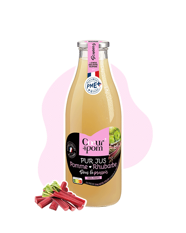 Pur jus de Pomme & Rhubarbe
