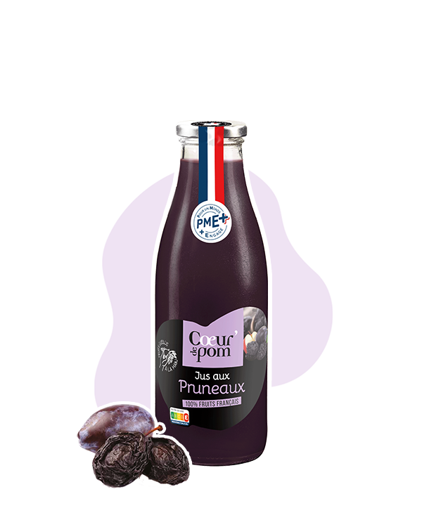 Pur jus de pommes & pruneaux