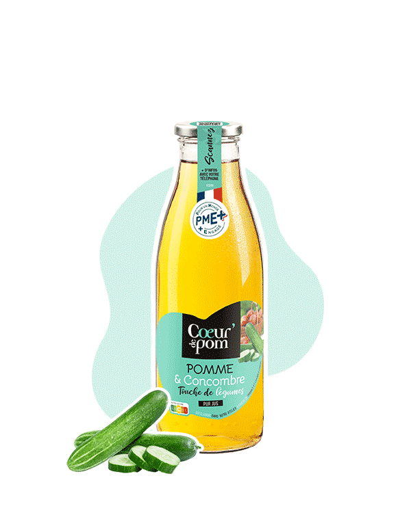Pur jus de pomme & concombre