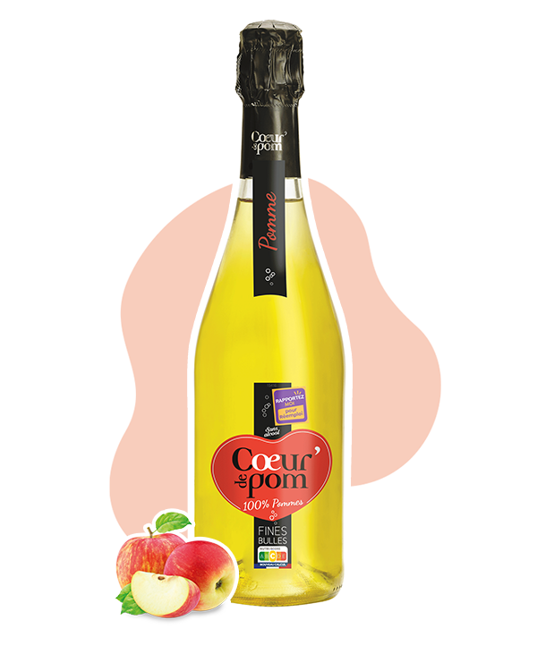 Fines Bulles de Fruits Pomme réemployable 75 cl
