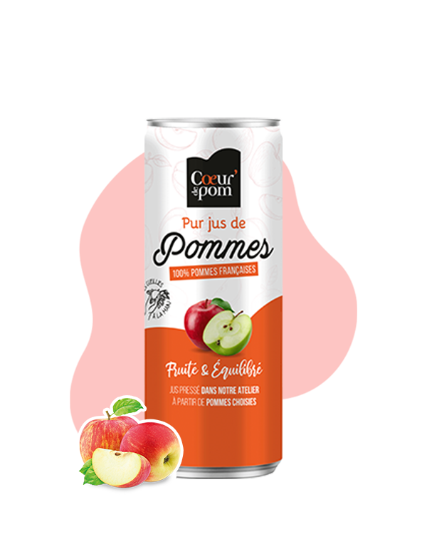 Pur Jus de Pommes - Canette alu 25cl