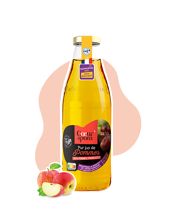 Pur Jus de Pommes Naturel consigné