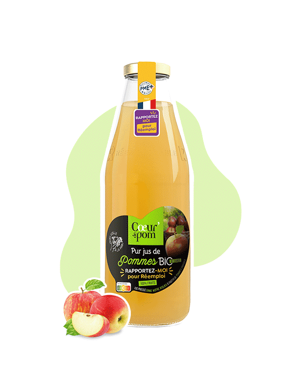 Pur Jus de pommes BIO consigné