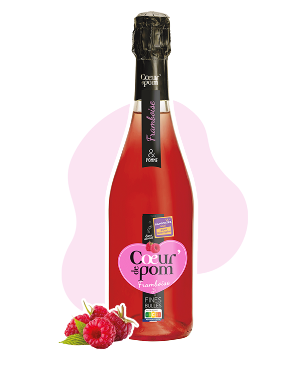 Fines Bulles de Fruits Framboise réemployable 75cl
