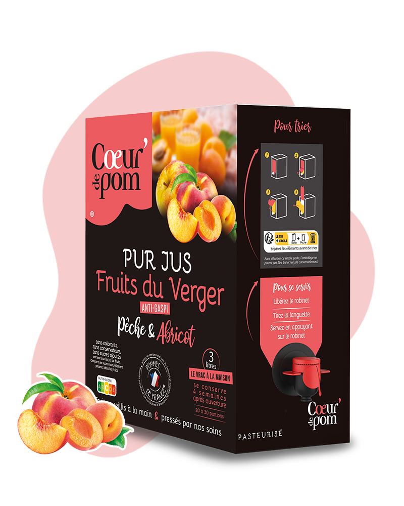 Pur jus de Fruits du Verger - Bag In Box 3 L