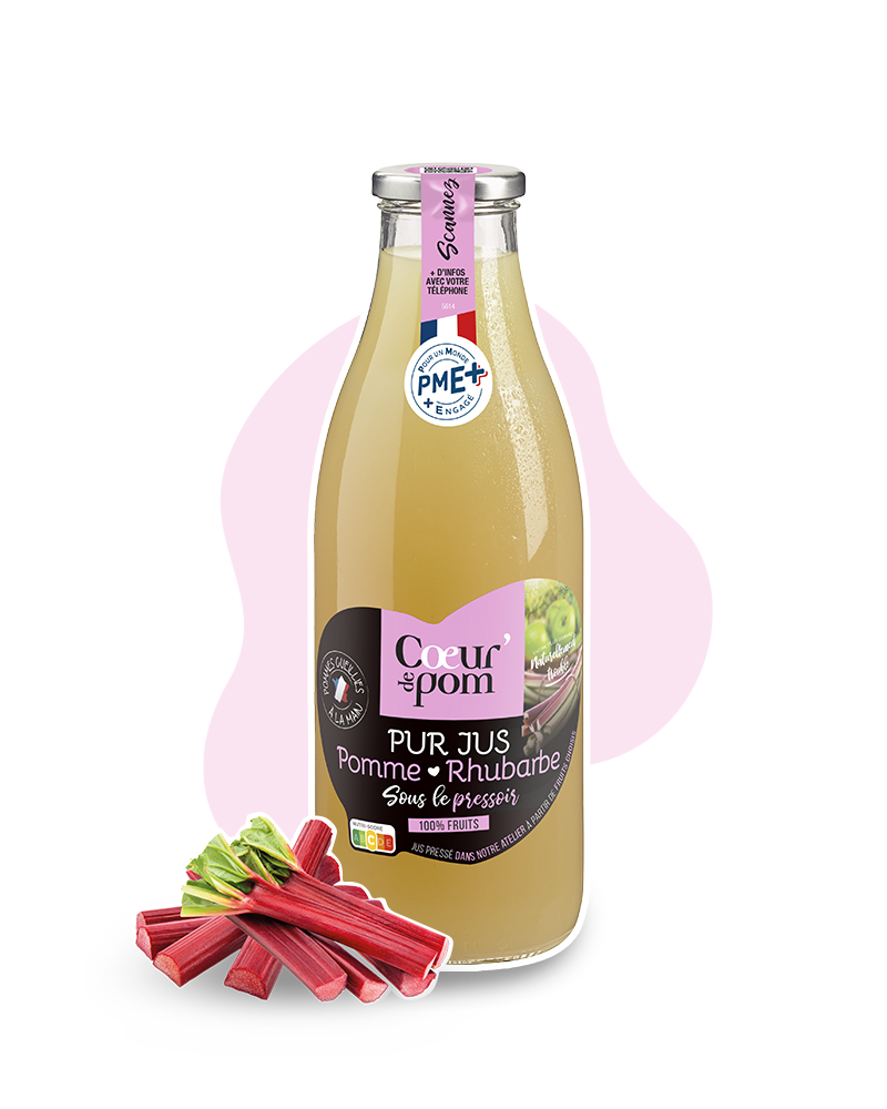 Pur jus de Pomme & Rhubarbe