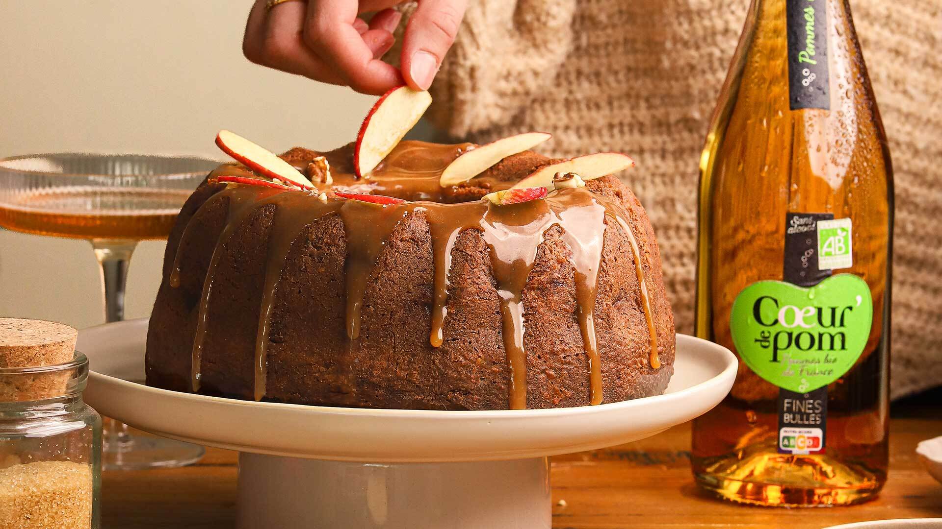 Bundt cake pomme noix cannelle