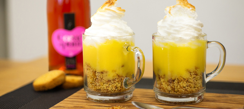 Tarte au citron meringuée verrine