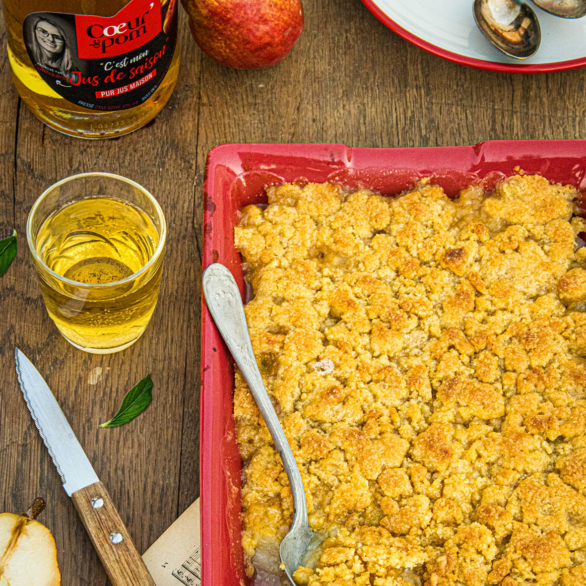 crumble poire-coeurdepom insta