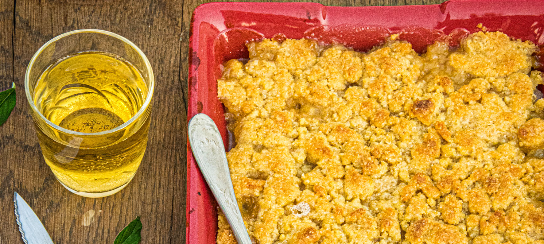 Crumble à la poire