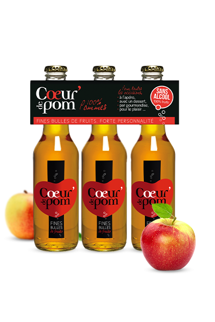 Fines Bulles de Fruits Pommes 3 x 27,5 cl