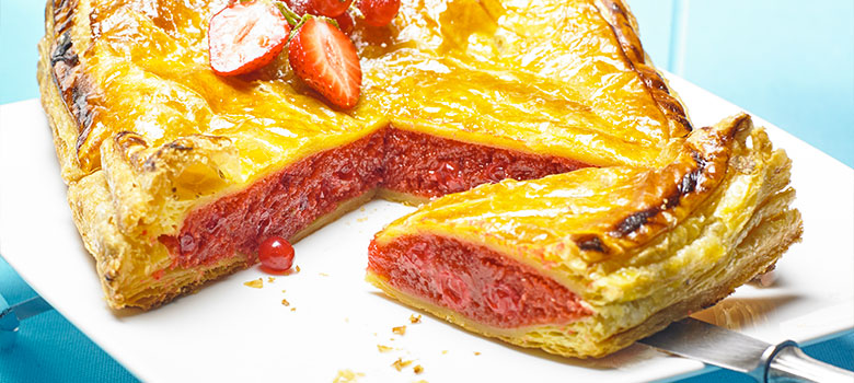 Galette des Rois aux fruits rouges