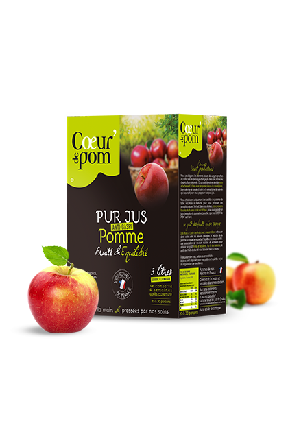 Pur jus de Pommes Naturel en Bag In Box 3 L