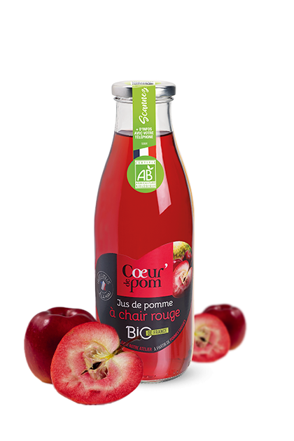 pur Jus de pomme à chair rouge BIO