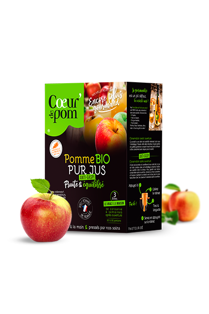 Pur jus de Pommes Bio en Bag In Box 3 L