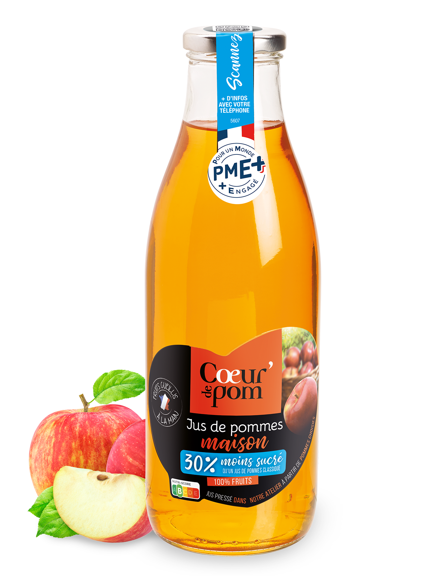 Pur jus 30% moins sucré