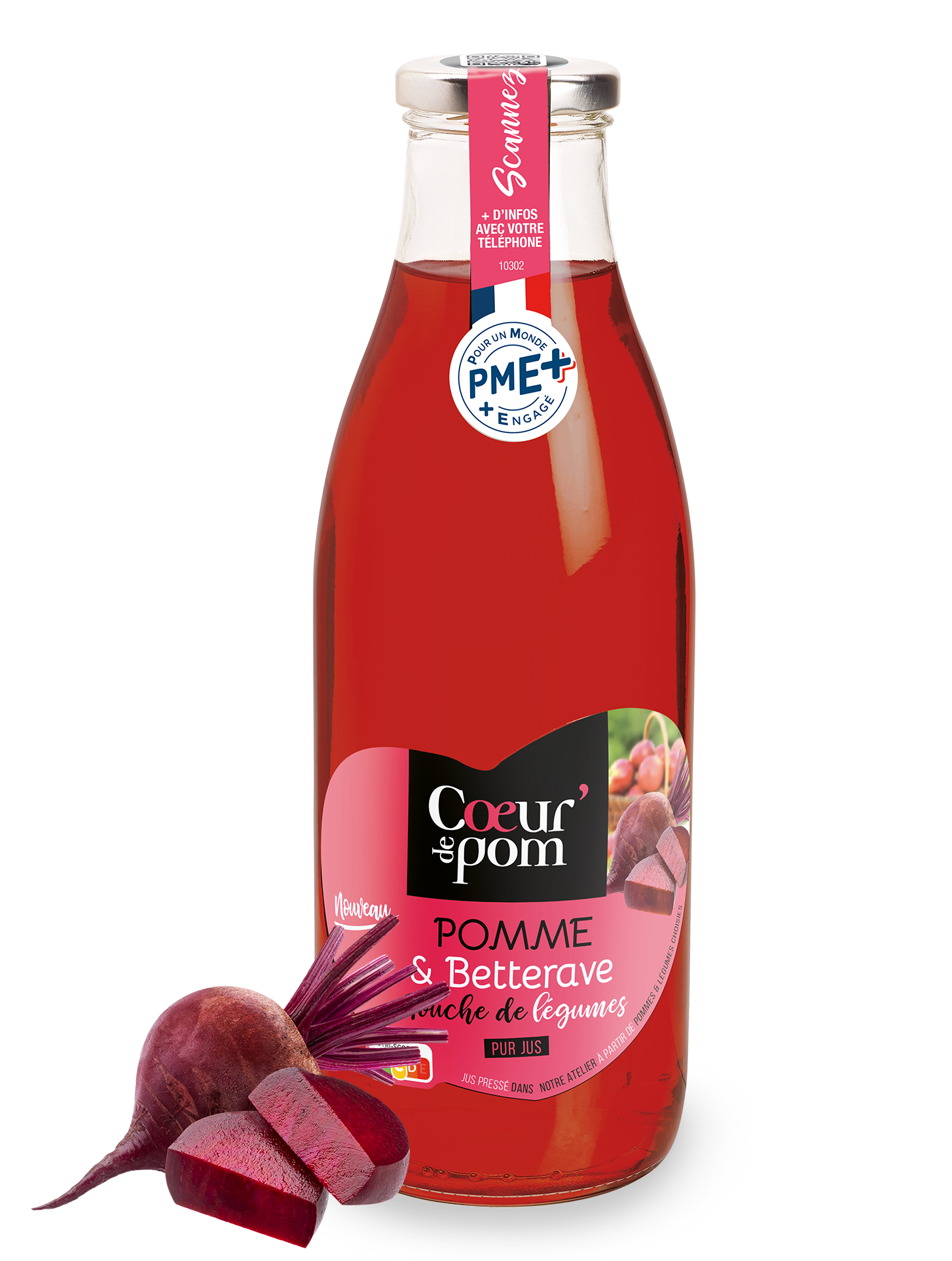Pur jus de pomme & betterave