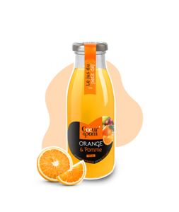 Pur jus d'Orange & Pomme - 25cl