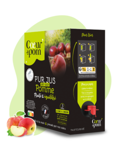 Pur jus de Pommes Naturel en Bag In Box 3 L