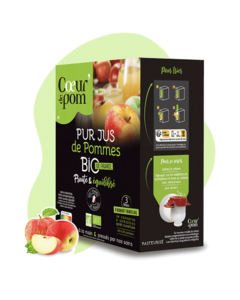 Pur jus de Pommes Bio en Bag In Box 3 L