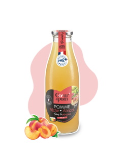 Pur jus de pomme-pêche-abricot Sous le pressoir 75cl