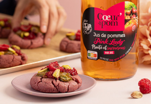 Cookies pistcahe framboise
