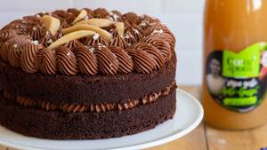 Layer cake poire chocolat