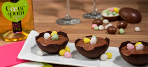 Mini-nids de Pâques au chocolat