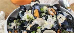 Moules à la normande