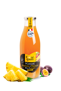 Pur jus de pomme-ananas-passion Sous le pressoir 75cl