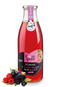 Pur jus de pomme & fruits rouges