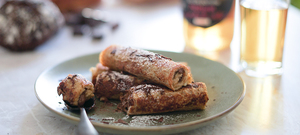 PAIN PERDU ROULÉ AU CHOCOLAT