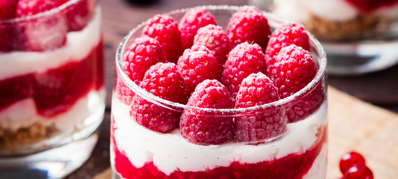 Tiramisu au verre à la framboise - Cute cakes